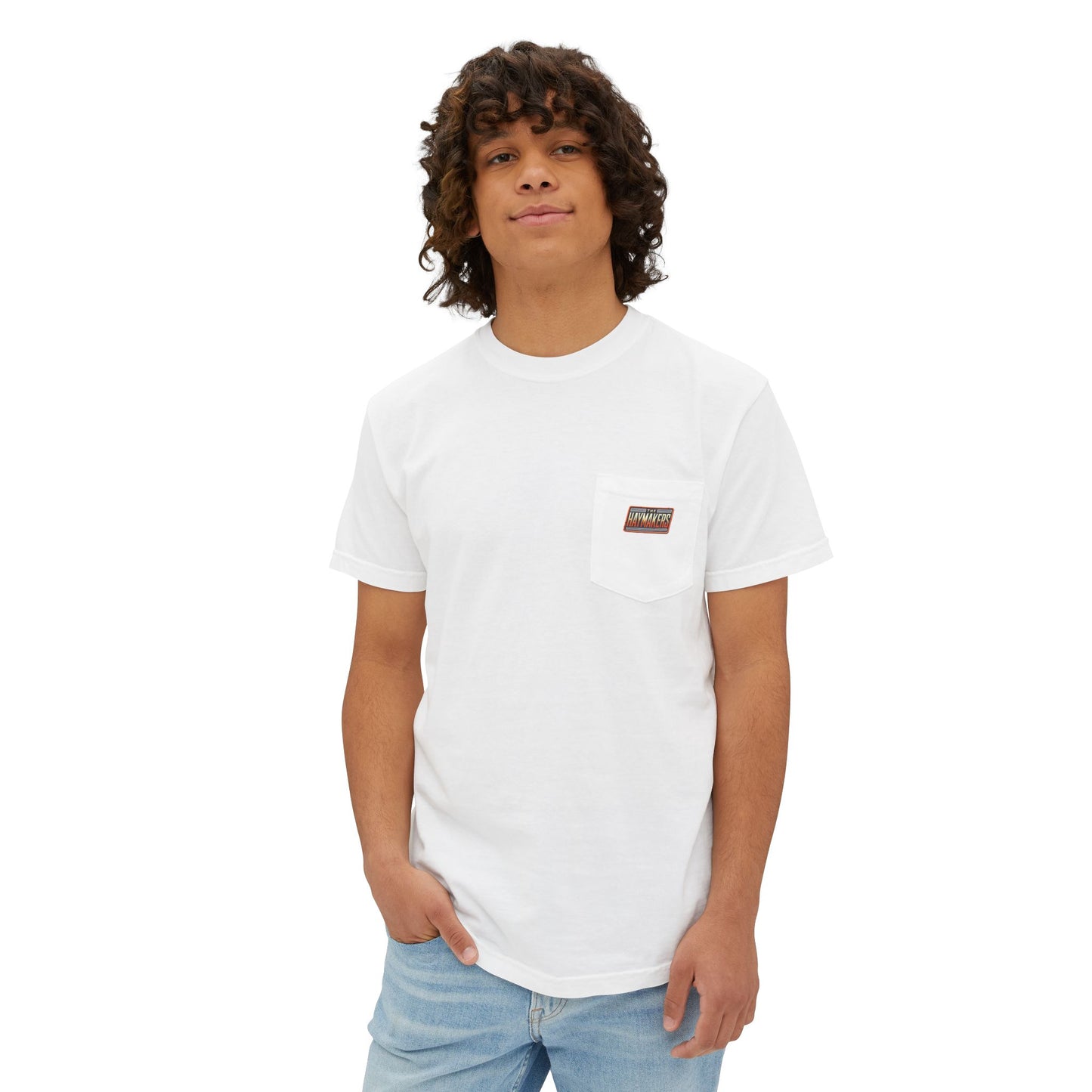 Haymakers Blank Back Retro Pocket Tee